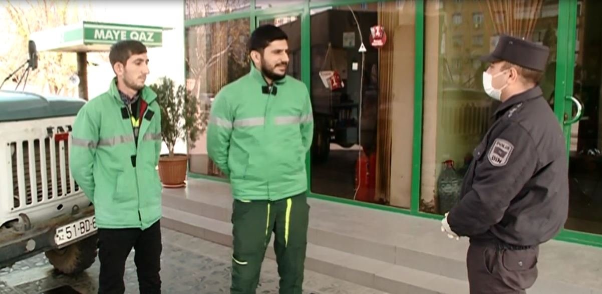 Karantin rejimini pozan yanacaq doldurma məntəqəsi cərimələnib - FOTO