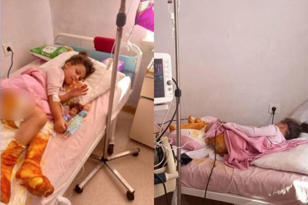 Altı yaşlı Leylanın anası: “Ağrıdan yata bilmir” - FOTO