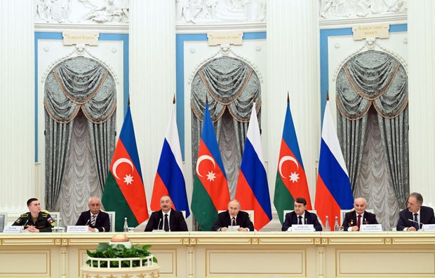 İlham Əliyev və Vladimir Putinin BAM veteranları ilə görüşü olub - YENİLƏNİB + FOTO/VİDEO