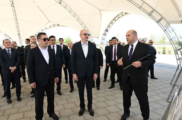 Azərbaycan və Qırğızıstan prezidentləri Ağdam şəhərində olublar - YENİLƏNİB + FOTO