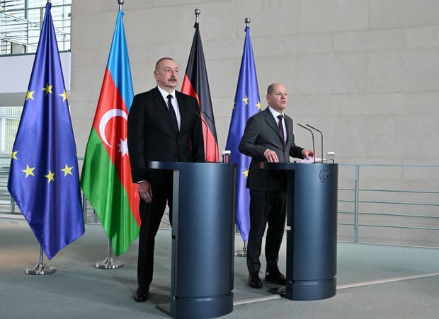 Azərbaycan və Almaniya liderlərinin Berlində birgə mətbuat konfransı olub - YENİLƏNİB + FOTO/VİDEO
