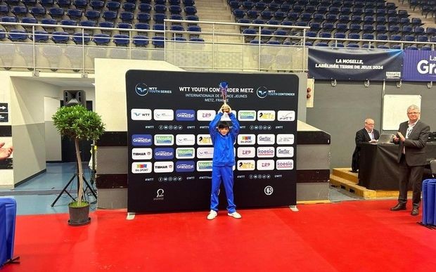 Azərbaycanın stolüstü tennisçisi Fransada beynəlxalq turnirin qalibi olub