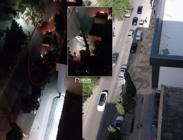 Xırdalanda gecə ilə ağacları kökündən çıxarıb üstünü torpaqla örtdülər - FOTO/VİDEO
