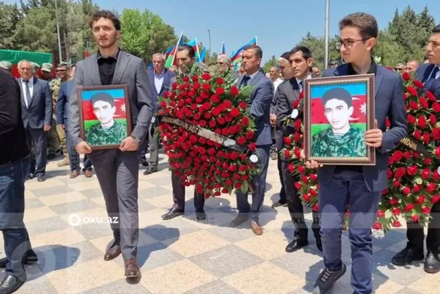 Birinci Qarabağ döyüşlərində itkin düşən şəhid Cavid Ələkbərov dəfn edildi