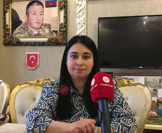 Milli Qəhrəmanın xanımı: 