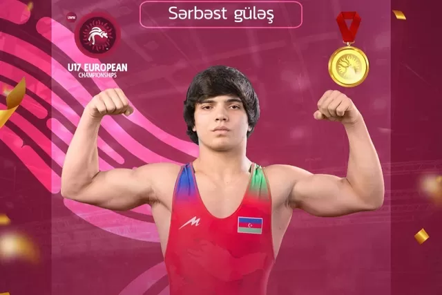 Azərbaycan güləşçisi Avropa çempionu olub