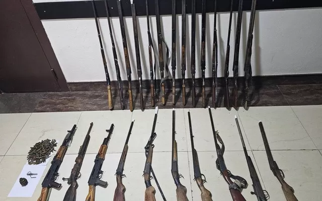 İmişli polisi külli miqdarda silah-sursat ələ keçirib