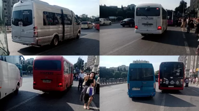 Qanunsuz fəaliyyət göstərən avtobuslar artıb