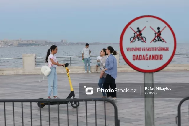Bakı bulvarında skuterlərin istifadəsinə qadağa qoyulub? - RƏSMİ AÇIQLAMA