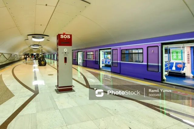 Bakı metrosunda 