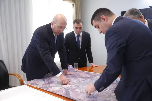 Yevlax şəhərinin yeni Baş plan layihəsi ilə bağlı hazırlıq işləri görülür