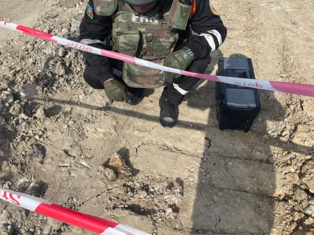 Bakıda qumbaralar aşkar edildi