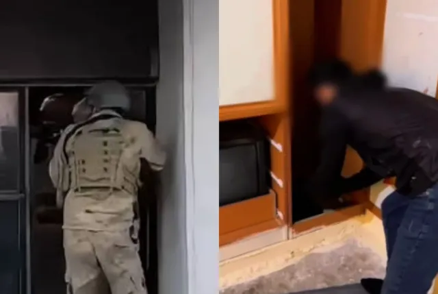 Türkiyədə zəlzələ zamanı həbsxanadan qaçan şəxs atasının evindəki gizli yerdə ələ keçdi