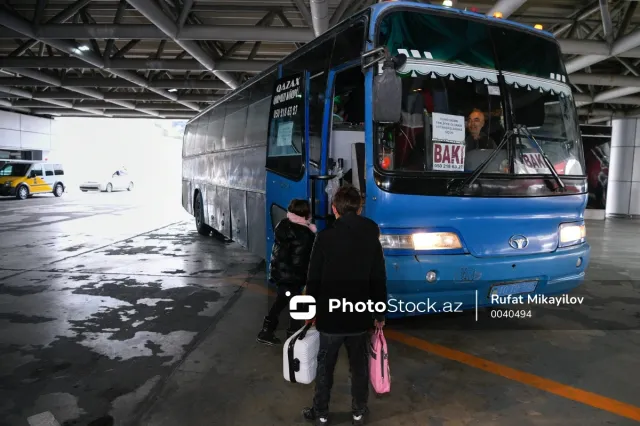 Son beş gün ərzində Bakıya region avtovağzallarından 25 mindən çox sərnişin daşınıb