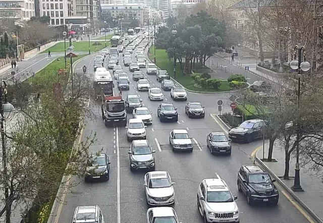 Bakının hansı küçələrində sıxlıq var? - 04.04.2025