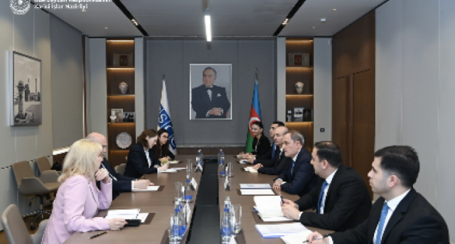 Ceyhun Bayramovla Feridun Sinirlioğlu arasında geniştərkibli görüş olub