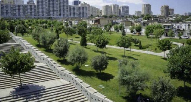 Bakının bu ərazisində nəhəng park salınır