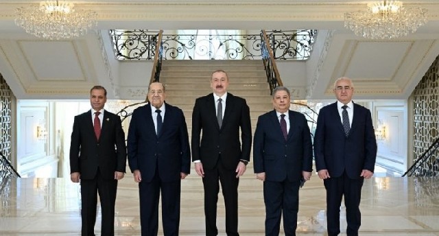 Prezident İlham Əliyev Misir Senatının sədrini qəbul edib