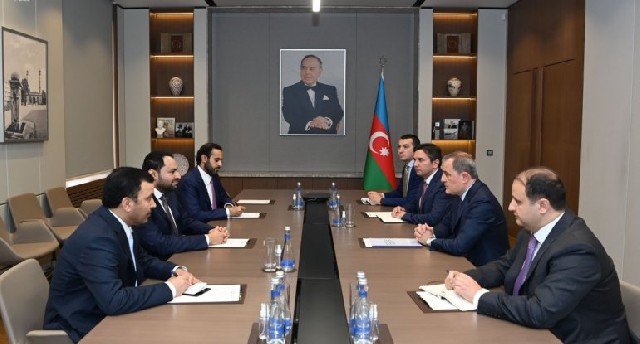 Ceyhun Bayramov Qətərin dövlət naziri ilə görüşüb