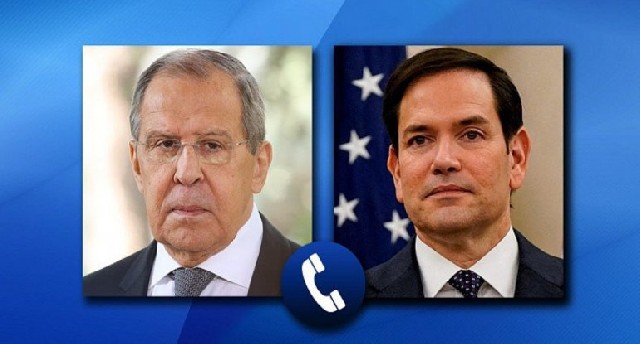 Lavrov amerikalı həmkarı ilə telefon danışığı aparıb
