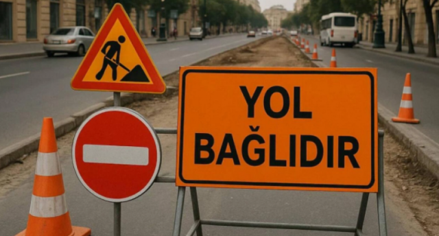 Bakıda bəzi küçə və prospektlərdə hərəkət qismən məhdudlaşdırılacaq