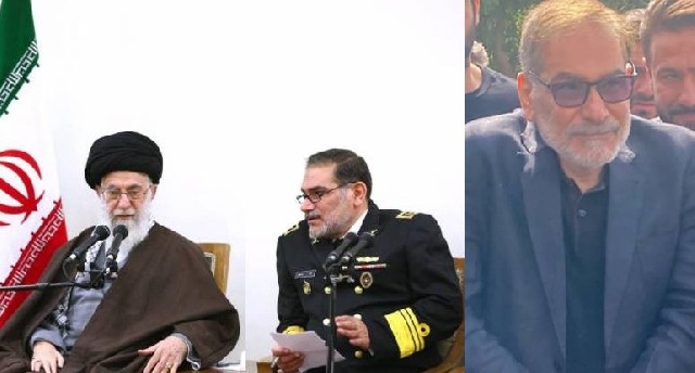 Öldüyü deyilən Xameneinin müşaviri əsa ilə görüntüləndi - FOTO