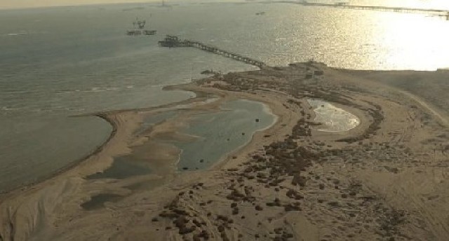 Xəzərdə ada sahilə birləşdi: Flora və faunanı HANSI təhlükə gözləyir?