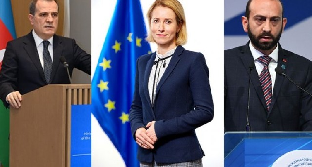 Kallas Azərbaycan və Ermənistan XİN rəhbərləri ilə telefonla danışıb