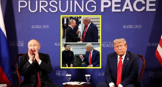 Putin-Tramp görüşündə olanlar: bədən dili, Zelenski xatırlatması, qalmaqallı suallar - FOTO - VİDEO