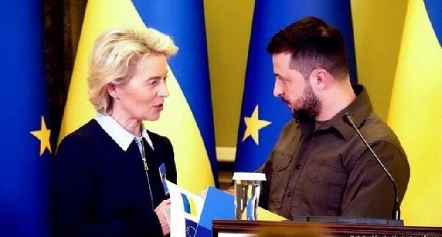 Zelenski Brüsseldə: Leyenlə mətbuat konfransı keçirəcək