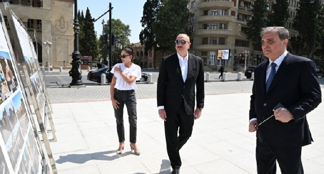 Prezident və xanımı Gəncədə - YENİLƏNİB - FOTOLAR