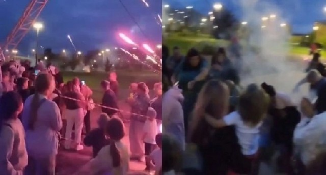 Rusiyada bayram şənliyində bədbəxt hadisə: Naməlum şəxslərin atdığı fişəng qadını yaraladı