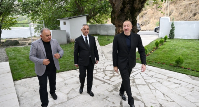 Prezident Xocalı rayonunun Şuşakənd kəndində olub